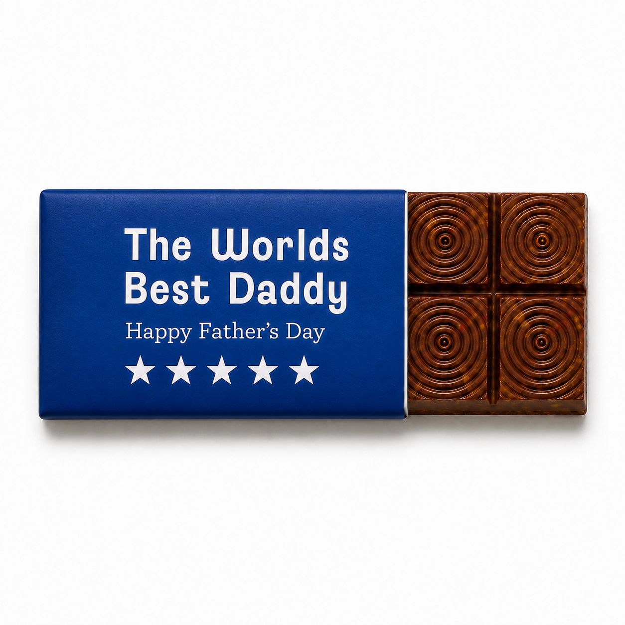World’s Best Daddy Milk Chocolate Kunafa Bar