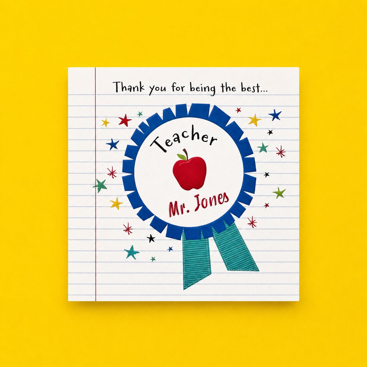 Teacher Card - Teacher Award