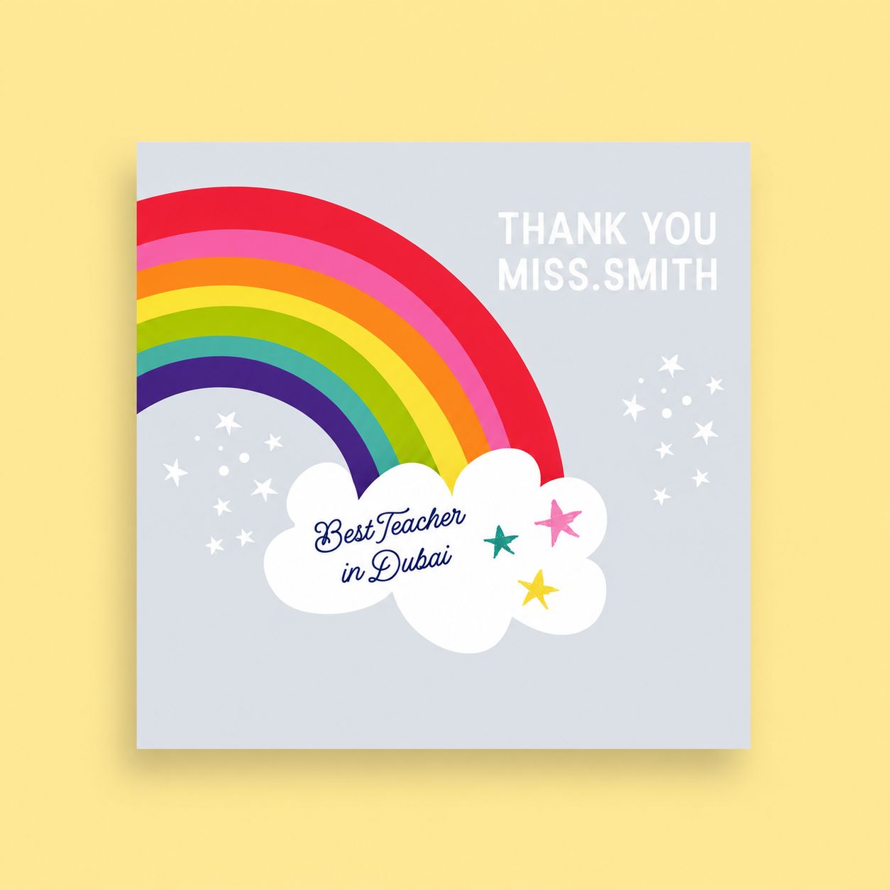 Teacher Card - Best teacher in Dubai