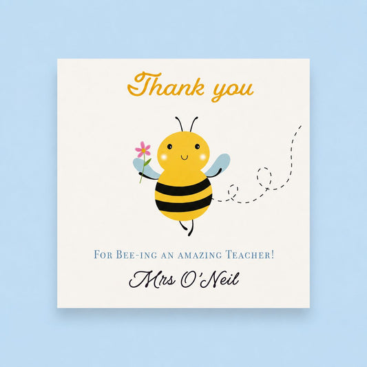 Teacher Card - Bee