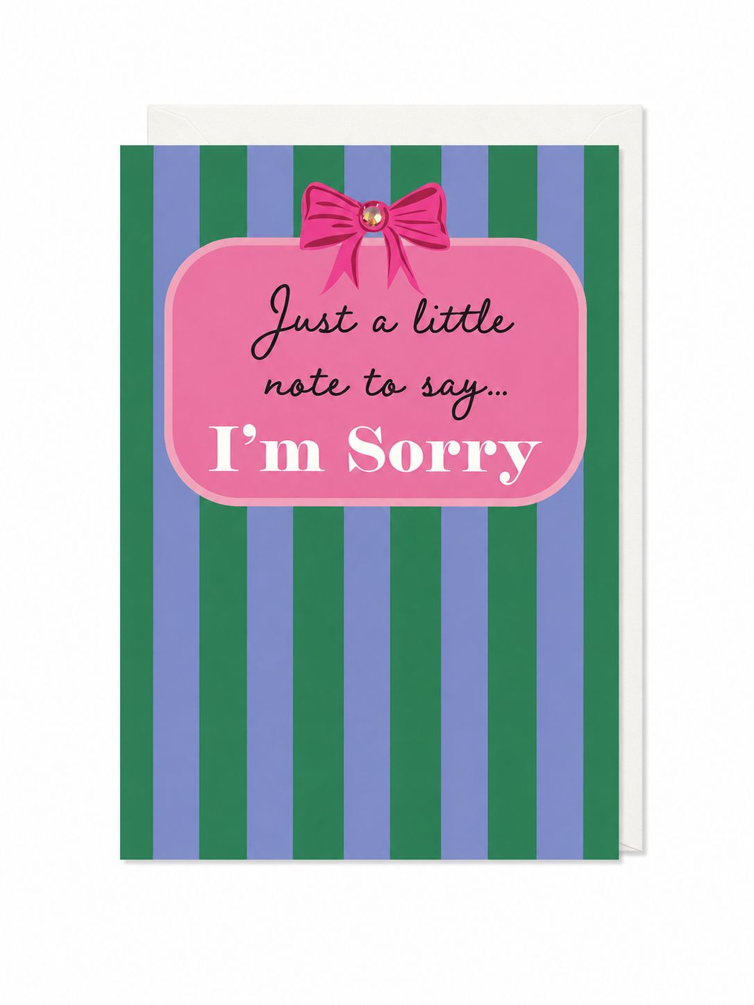 Just a Little note to Say "I'm Sorry" Greeting Card