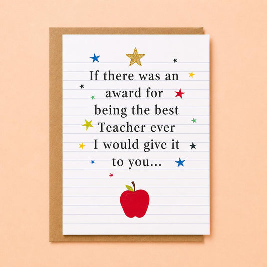 Teacher Appreciation Greeting Card