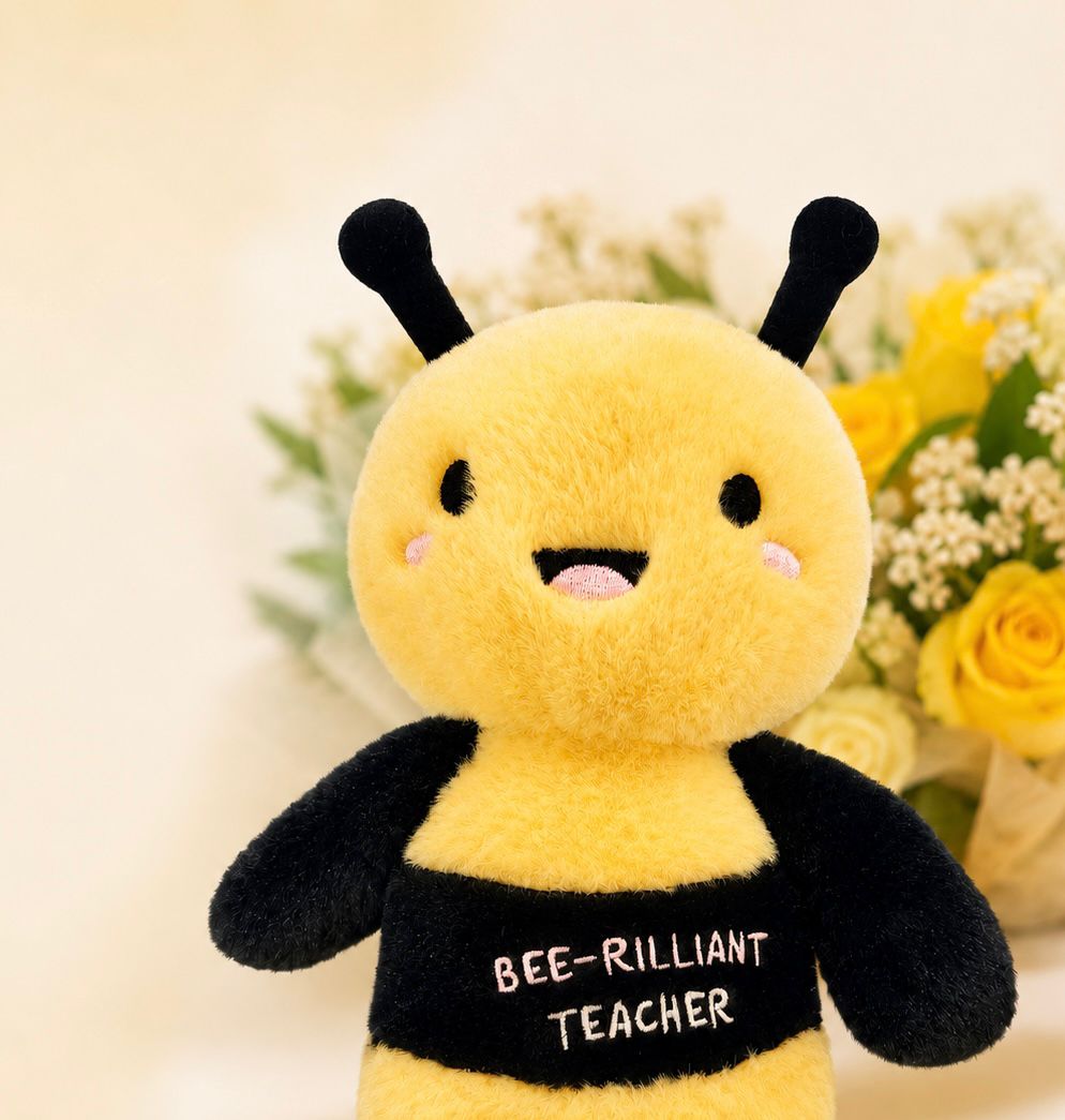 Personalised Teacher Bumblebee Gift Set