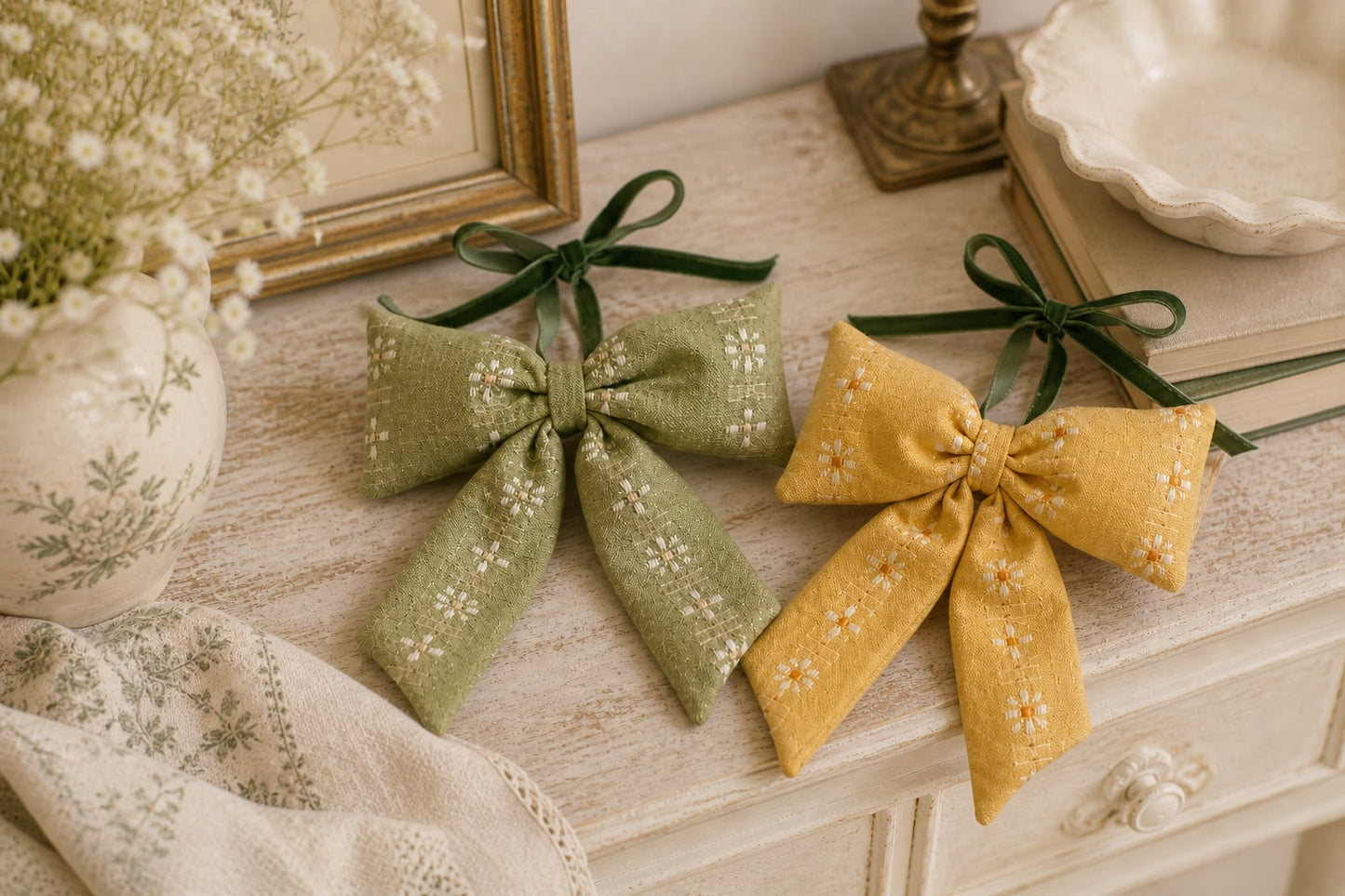 Meadow Bloom Handmade Bow