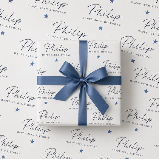 Personalised Birthday Gift Wrap