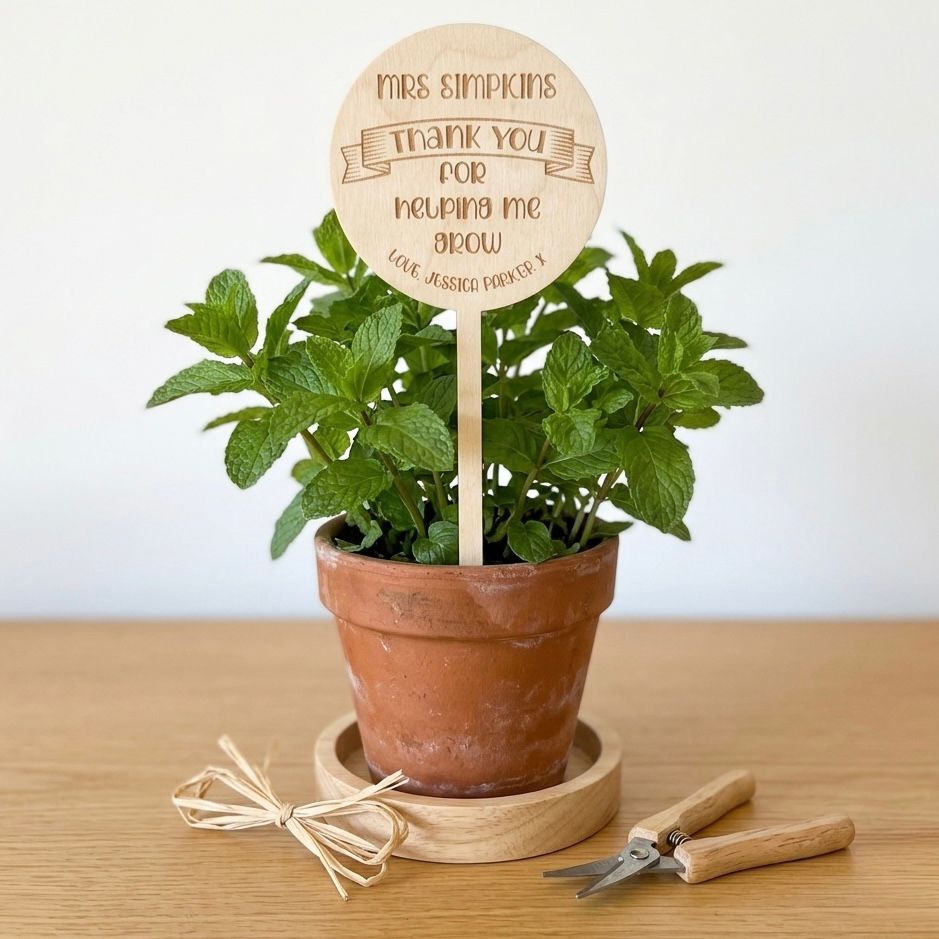 Thank You Teacher Planter Stick