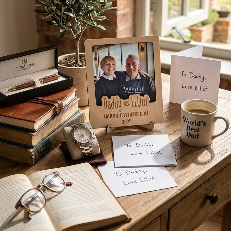 Personalized mini wooden photo frame