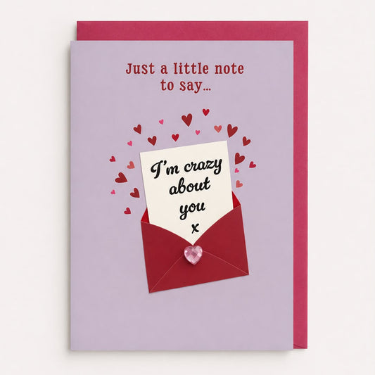 I’m Crazy About You Card