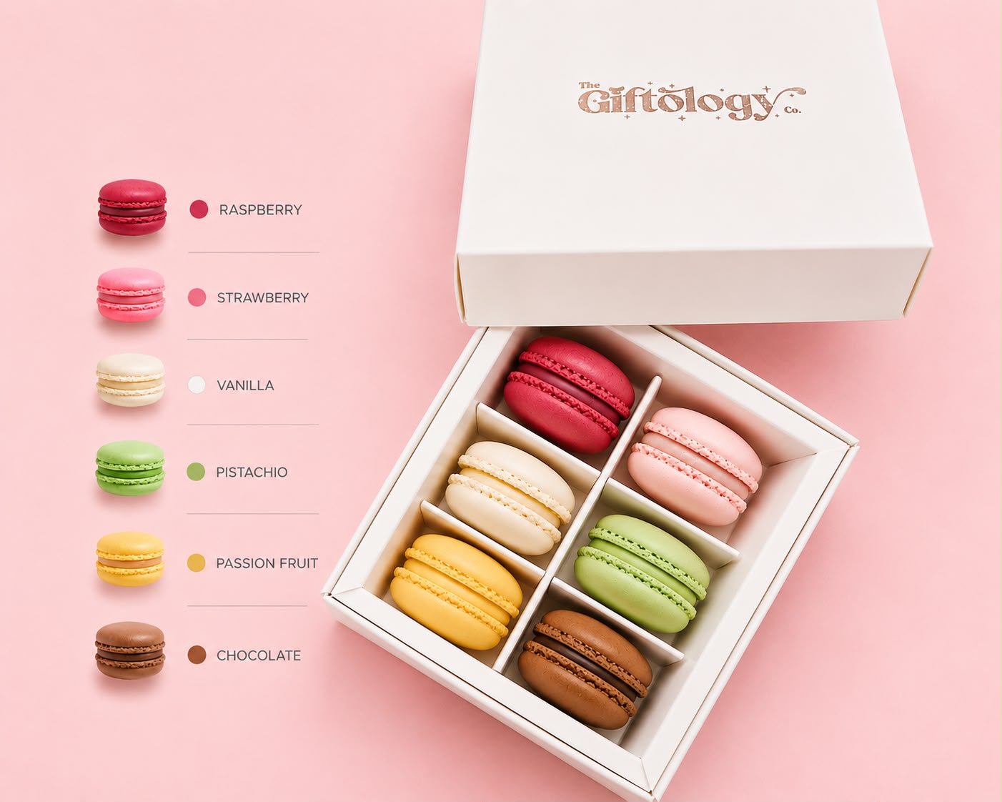 Luxury Six Macaron Gift Box