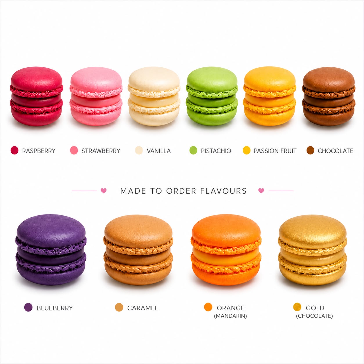 Luxury Handmade Macarons – Made to Order