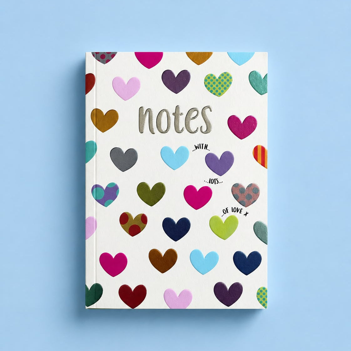 A6 Love Heart Luxury Notebook