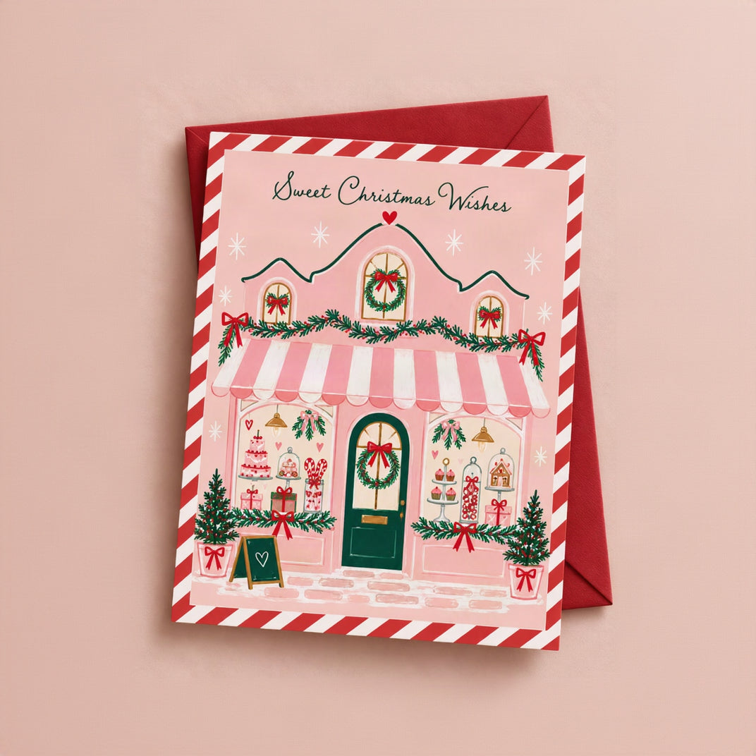 Sweet Christmas Wishes Greeting Card