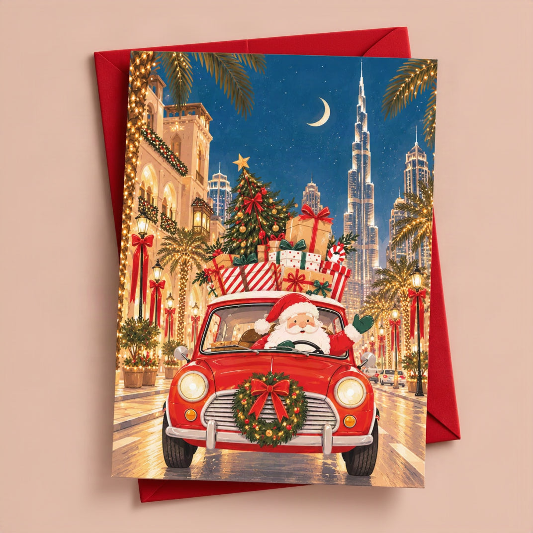 Christmas in Dubai – Festive Greeting Card