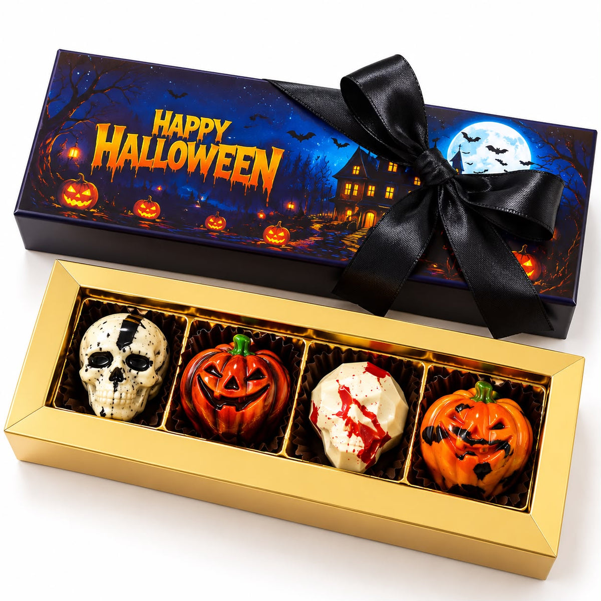 Halloween Chocolate Collection – Box of 4