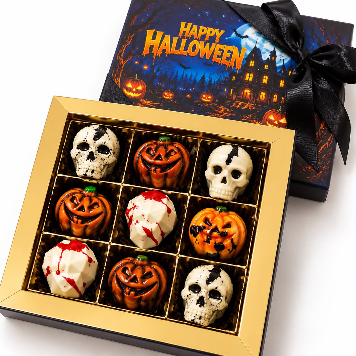Nine-Piece Halloween Chocolate Collection