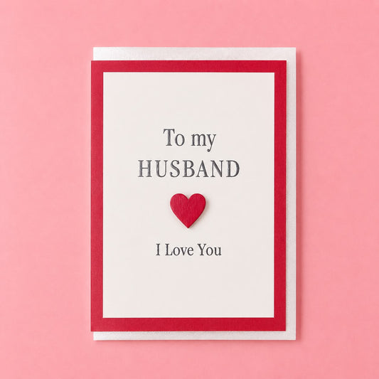 To My Husband Anniversary card