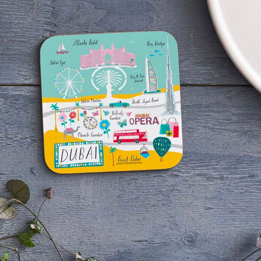Dubai Illustrated Coasters by Jessica Hogarth - Bundle of 3