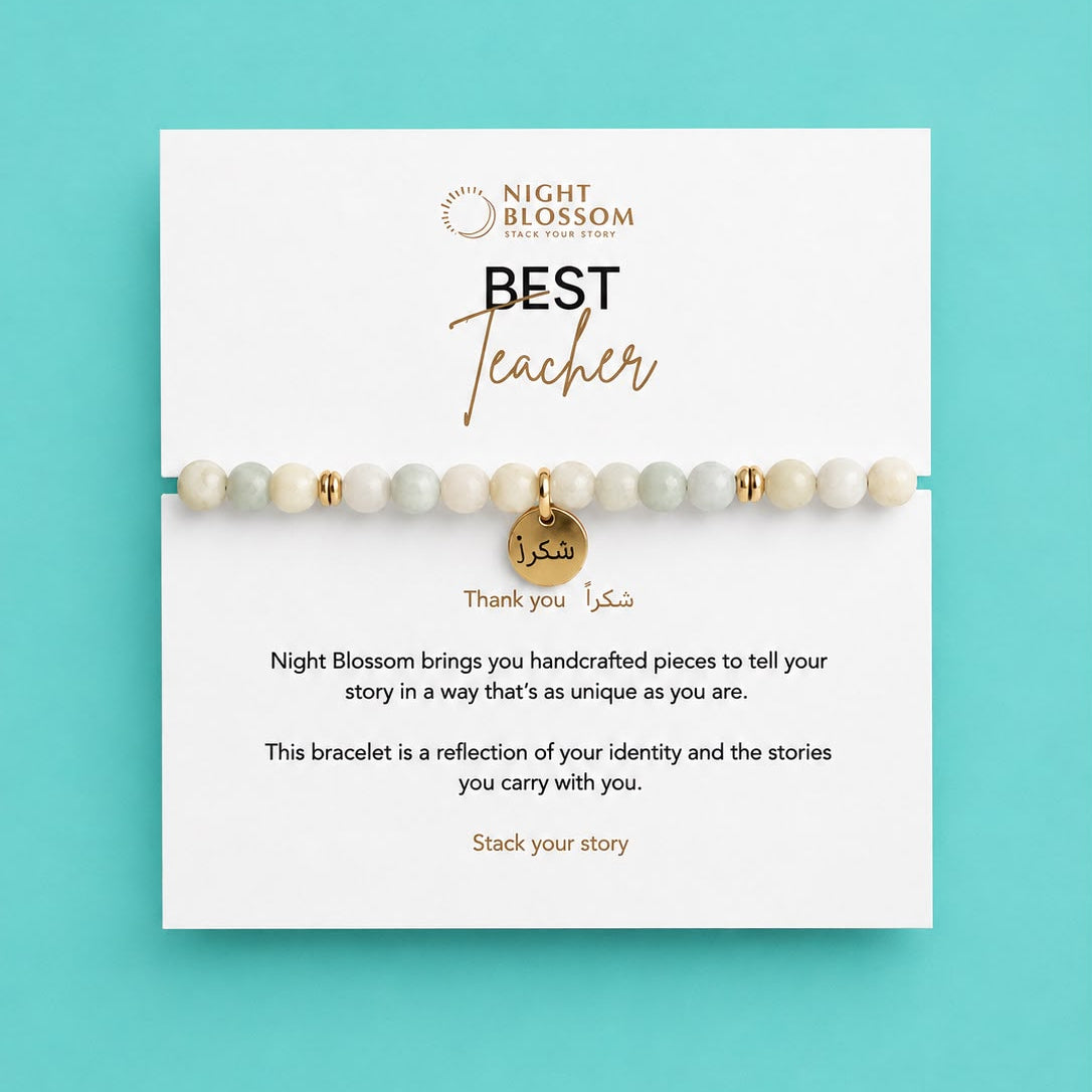 Best Teacher Bracelet