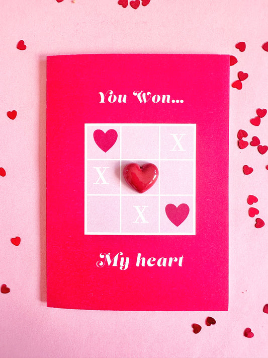 Valentine's Card - You Won My Heart