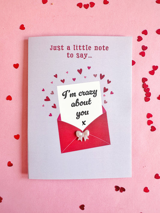 Valentine's Card - I'm Crazy about You