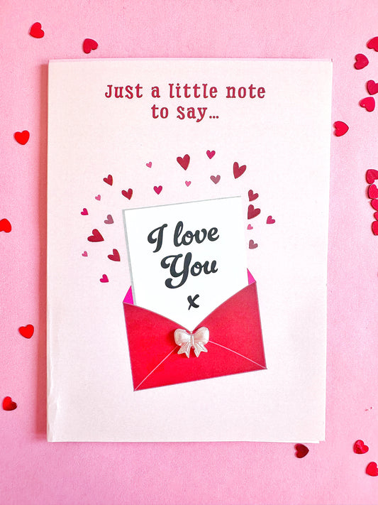 Valentine's Card - I Love You