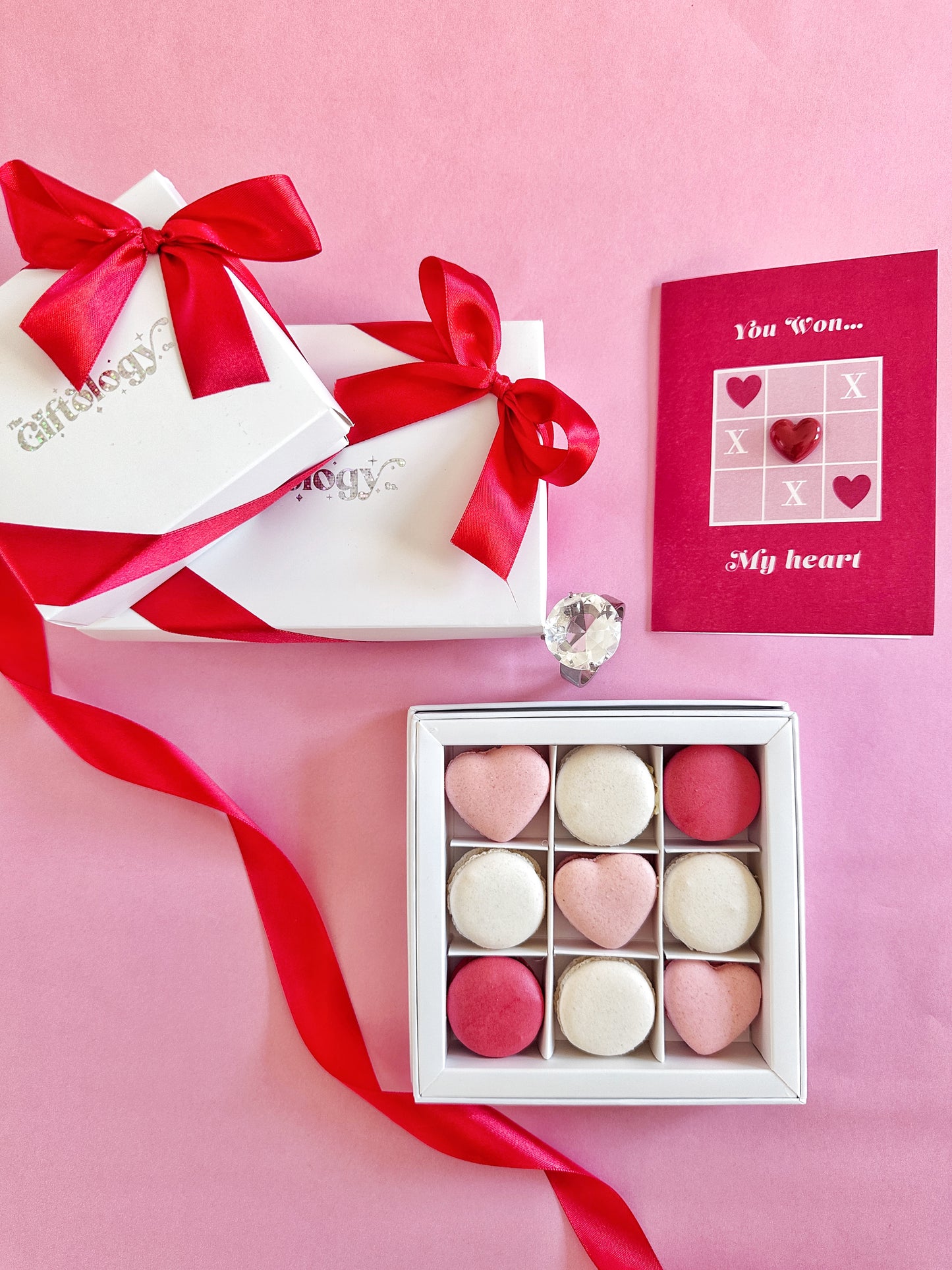 Valentine's Macaroons - Box of 9