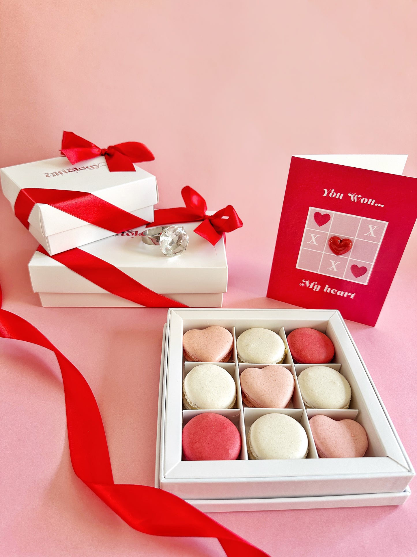 Valentine's Macaroons - Box of 9