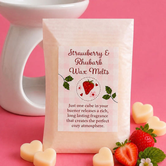 Strawberry & Rhubarb Wax Melts